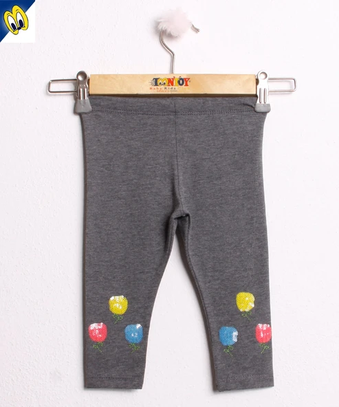 Toontoy Bebek Kız Renkli Pullu Çiçek Nakış - 2