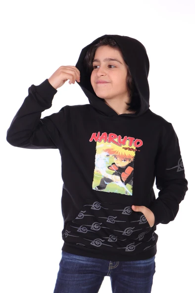 Toontoy Erkek Çocuk  Naruto Baskılı Sweatshirt - 2