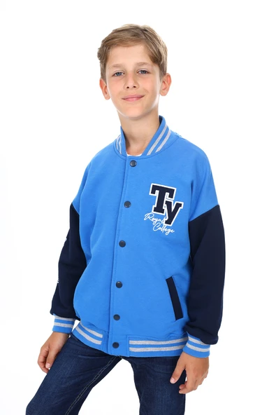 Toontoy Erkek Çocuk Nakışlı Kolej Hırka - 3