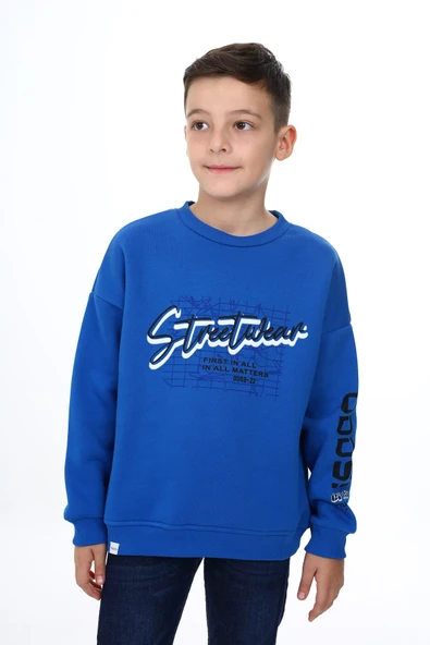 Toontoy Erkek Çocuk Baskılı Sweatshirt - Resim 3