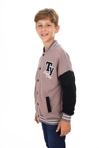 Toontoy Erkek Çocuk Nakışlı Kolej Hırka - 6