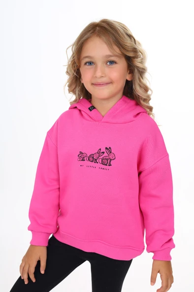Toontoy Kız Çocuk Baskılı Sweatshirt - 5