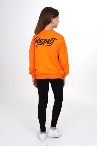 Toontoy Kız Çocuk Respect Baskılı Taytlı Takım - 12