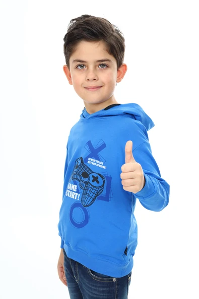Toontoy Erkek Çocuk Baskılı Sweatshirt - Resim 11