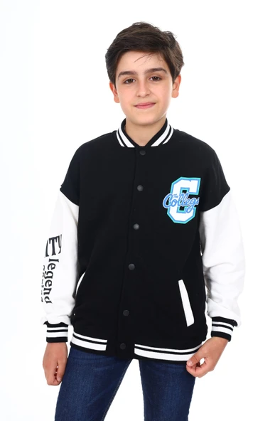 Toontoy Erkek Çocuk Baskılı Kolej Hırka - 5