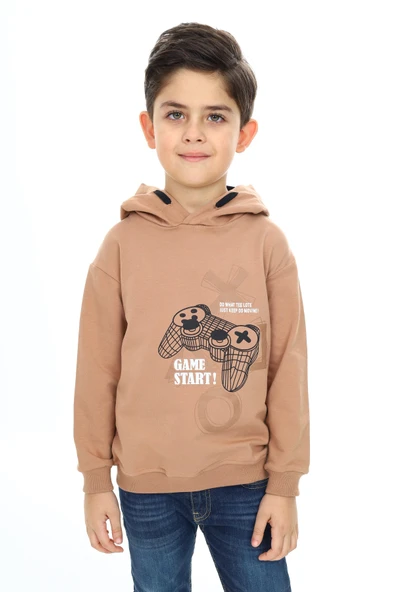 Toontoy Erkek Çocuk Baskılı Sweatshirt - Resim 2