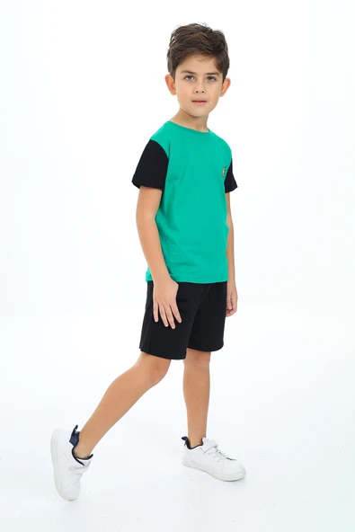 Toontoy Erkek Çocuk Baskılı Şortlu Takım - 11