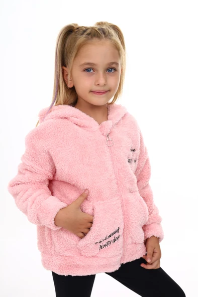 Toontoy Kız Çocuk Nakışlı Hırka - 11