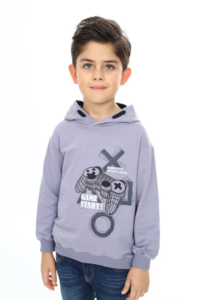Toontoy Erkek Çocuk Baskılı Sweatshirt - Resim 4