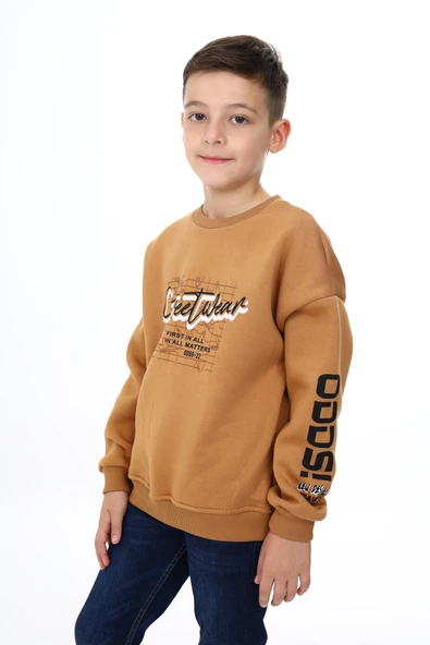 Toontoy Erkek Çocuk Baskılı Sweatshirt - Resim 2