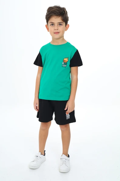 Toontoy Erkek Çocuk Baskılı Şortlu Takım - 2