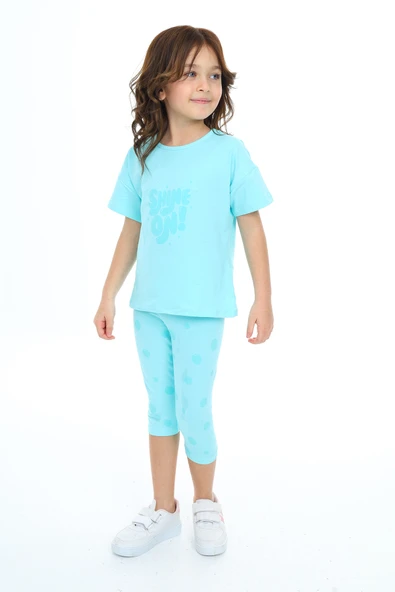 Toontoy Kız Çocuk Shıne On Baskılı Kaprili Takım - 7
