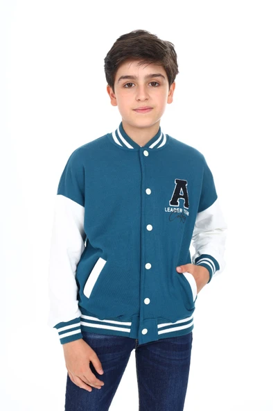 Toontoy Erkek Çocuk Baskılı Kolej Hırka - 3