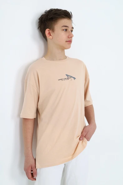 Toontoy Erkek Çocuk Kaykay  Baskılı Tişört - Resim 8