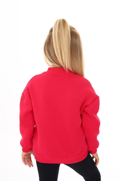 Toontoy Kız Çocuk Nakışlı Sweatshirt - 11