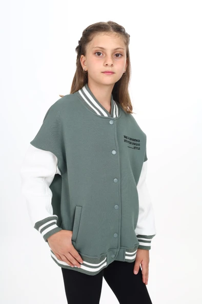 Toontoy Kız Çocuk Nakışlı Kolej Hırka - 2