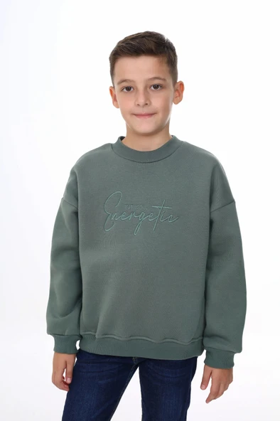 Toontoy Erkek Çocuk Nakışlı Sweatshirt - Resim 3