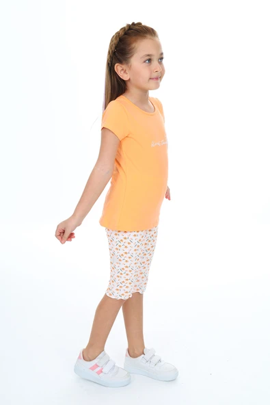 Toontoy Kız Çocuk Nakışlı Kaprili Takım - 6