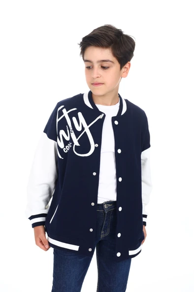 Toontoy Erkek Çocuk Baskılı Kolej Hırka - 5