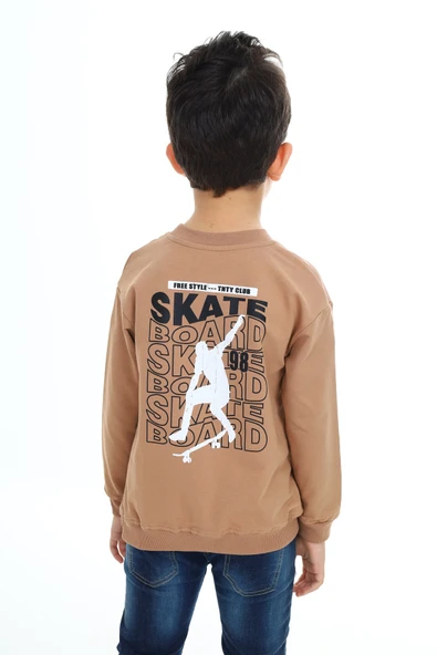Toontoy Erkek Çocuk Baskılı Sweatshirt - 12