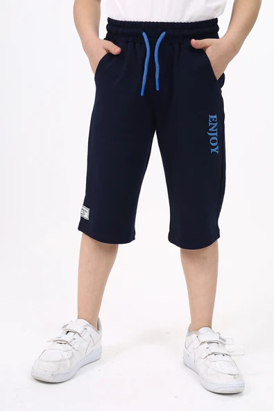 Toontoy Erkek Çocuk Enjoy Nakışlı Kapri - Resim 2