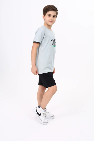 Toontoy Erkek Çocuk Baskılı Şortlu Takım - 11
