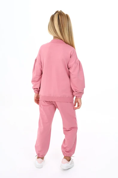 Toontoy Kız Çocuk You Are Best Yazılı Baskılı Eşofman Takım - 10