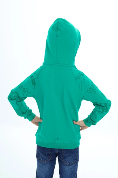 Toontoy Erkek Çocuk Nakışlı Sweatshirt - Resim 8