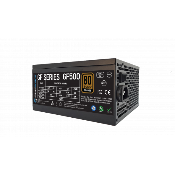 GAMEFORCE GF500 500W 80+ Bronz Sertifikalı Güç Kaynağı - 3