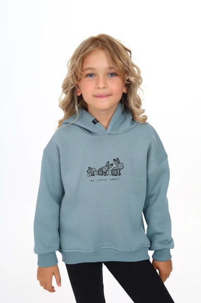 Toontoy Kız Çocuk Baskılı Sweatshirt - 3