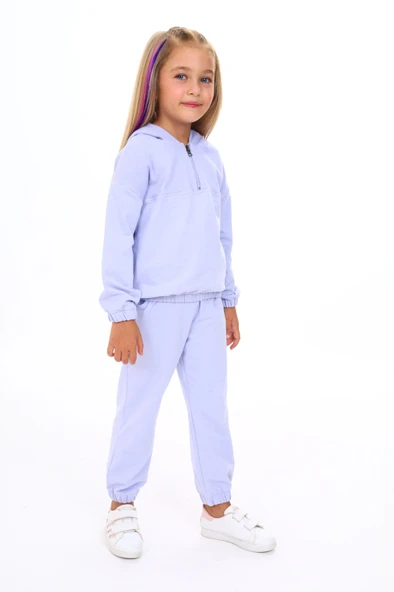 Toontoy Kız Çocuk Armalı Eşofman Takım - 5