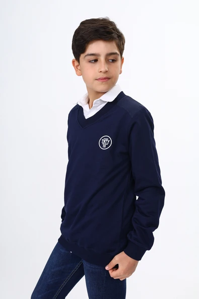 Toontoy Erkek Çocuk Okul Baskılı Sweatshirt - 7