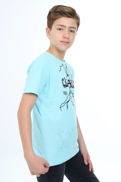 Toontoy Erkek Çocuk Baskılı Tişört - Resim 4