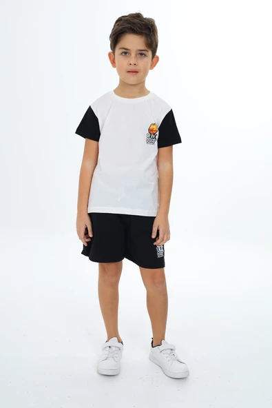 Toontoy Erkek Çocuk Baskılı Şortlu Takım - 5