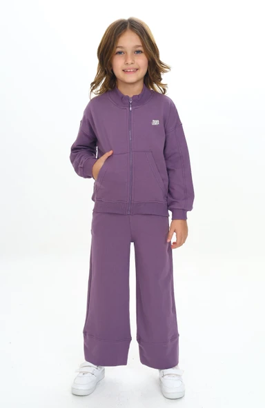 Toontoy Kız Çocuk Mood Nakışlı Eşofman Takım - 4