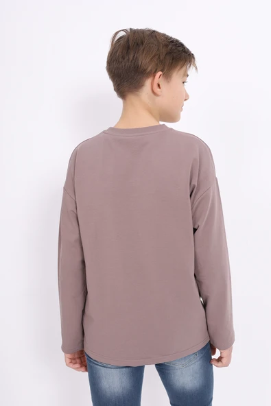 Toontoy Erkek Çocuk Hey You Look  Baskılı Sweatshirt - 5
