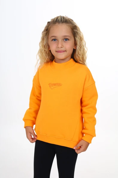 Toontoy Kız Çocuk Nakışlı Sweatshirt - 8