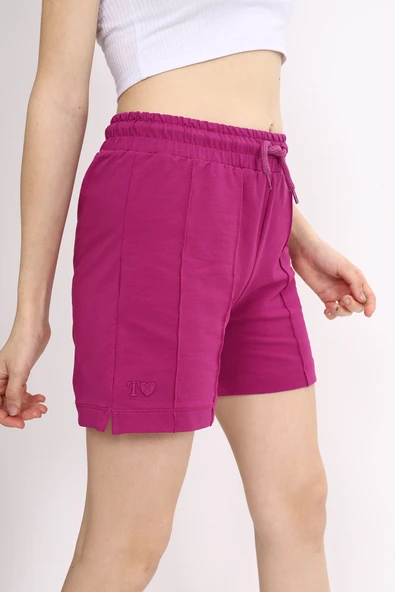 Toontoy Kız Çocuk Nakışlı Şort - 8