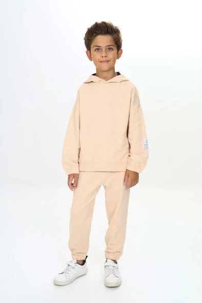 Toontoy Erkek Çocuk Arma Detaylı Eşofman Takımı - 3