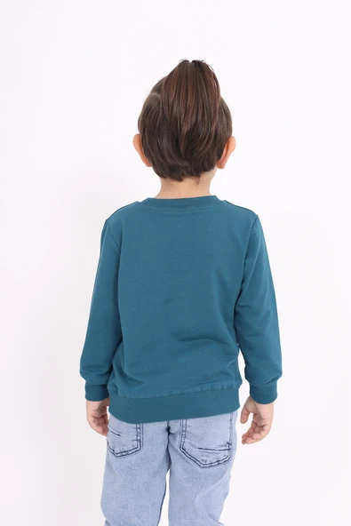 Toontoy Erkek Çocuk Baskılı Sweatshirt - 4