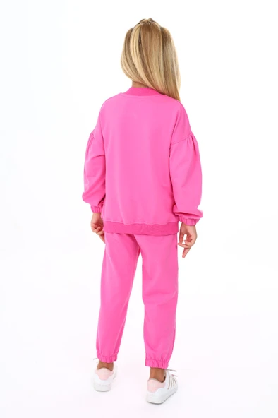 Toontoy Kız Çocuk You Are Best Yazılı Baskılı Eşofman Takım - 9