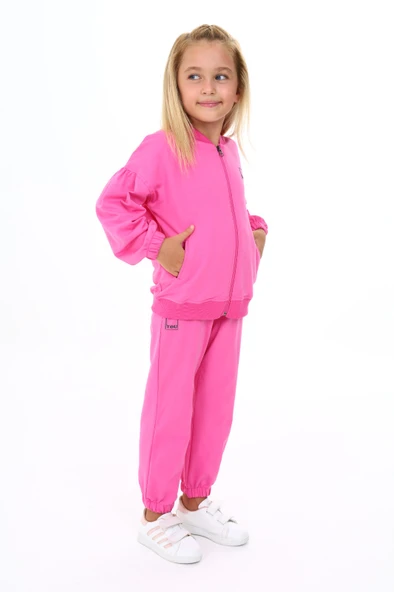 Toontoy Kız Çocuk You Are Best Yazılı Baskılı Eşofman Takım - 7