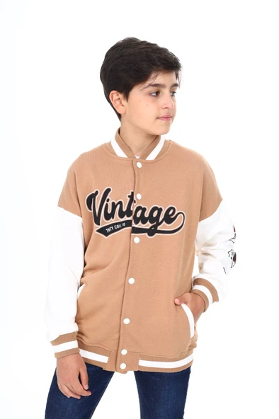 Toontoy Erkek Çocuk Baskılı Kolej Hırka - 4