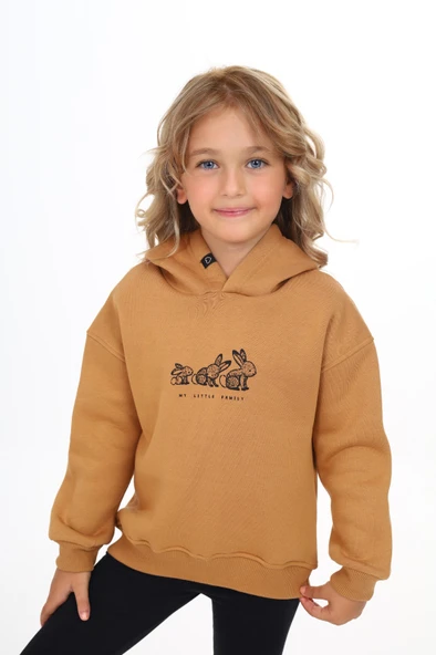 Toontoy Kız Çocuk Baskılı Sweatshirt - 2