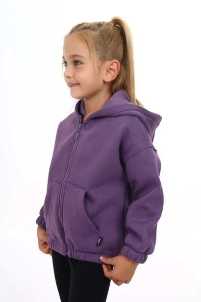 Toontoy Kız Çocuk Kapüşonlu Hırka - 6