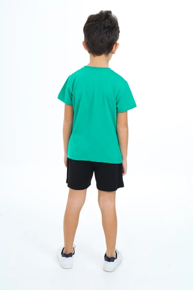 Toontoy Erkek Çocuk Baskılı Şortlu Takım - 4