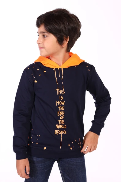 Toontoy Erkek Çocuk Neon Detaylı Sweatshirt - 10