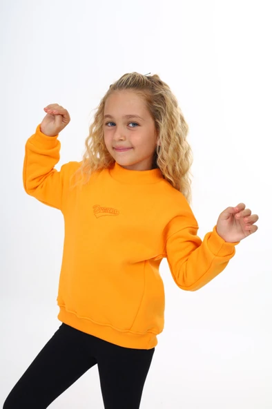 Toontoy Kız Çocuk Nakışlı Sweatshirt - 7