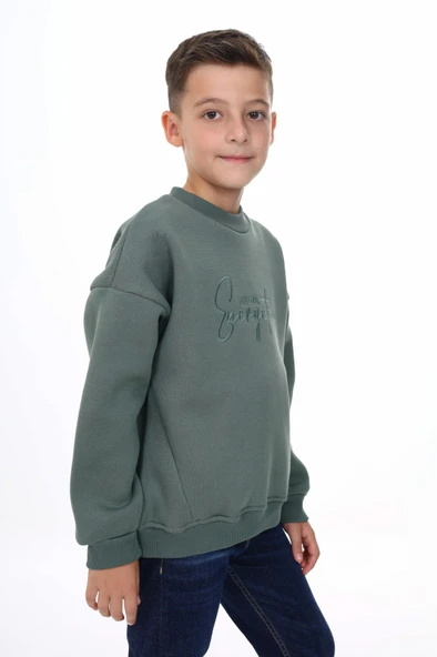 Toontoy Erkek Çocuk Nakışlı Sweatshirt - Resim 7