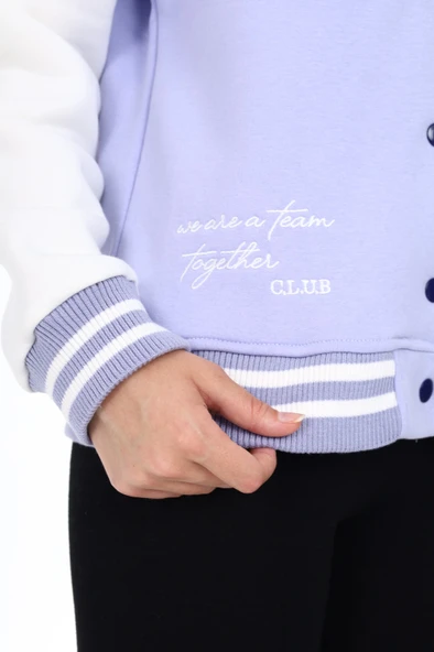 Toontoy Kız Çocuk Nakışlı Kolej Hırka - 10